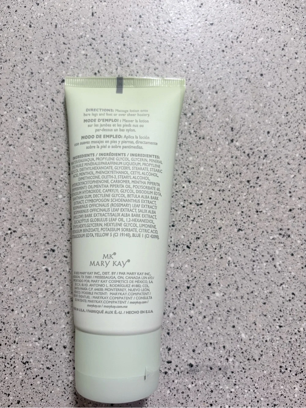 Mary Kay Mint Bliss Energizing Lotion in Pale Mint